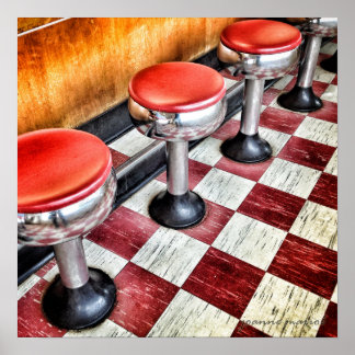 Impressão de Poster Past Square