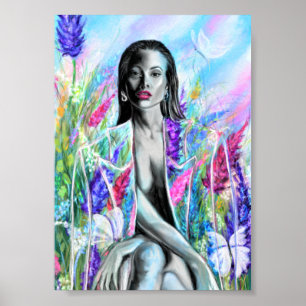 Impressão de Poster primavera para para mulheres -