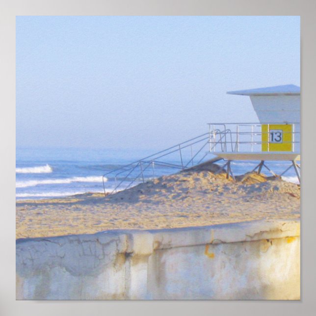 Impressão de Praia e Lifegaurd 13 (Frente)