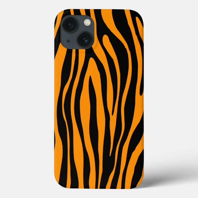 Impressão de Princeton Orange Zebra (Verso)