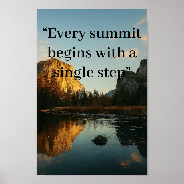 Impressão de Quadro de Reflexão Alpino Personaliza (Frente)