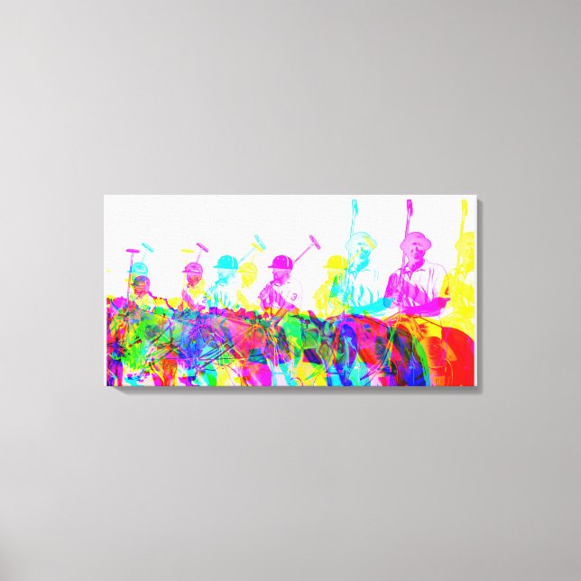 Impressão de Quadros de Parede de Jogadores Polo (Frente)