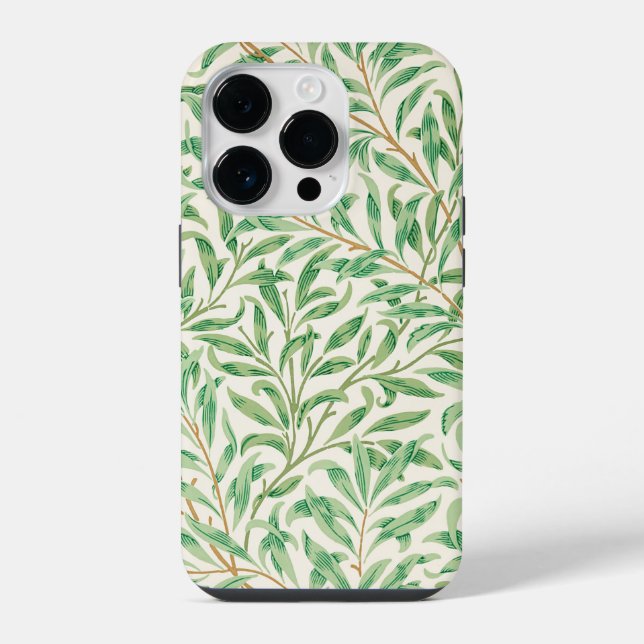 Impressão de ramo de salgueiro de William Morris (Verso)