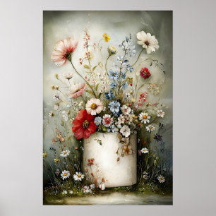 Impressão de rolo de papel higiênico floral, banhe