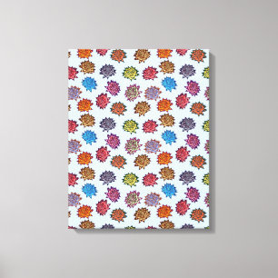 Impressão de Rosa, Padrão Floral de Estilo Moderno