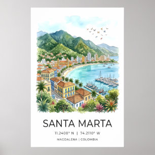 Impressão de Santa Marta Vista Serena da Marina e