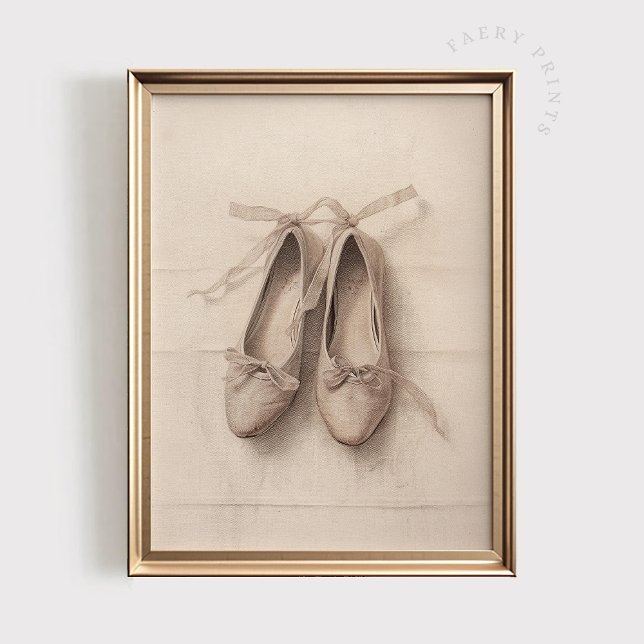 Impressão de Sapatos de Ballet, Arte IMPRESSÍVEL V (Criador carregado)