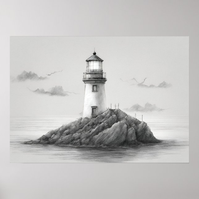 impressão de "Sentinel Silencioso", Poster (Frente)