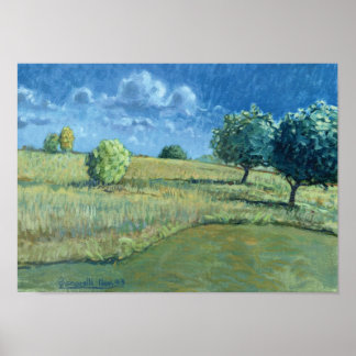 impressão de Shrewsbury Apple Trees 1993