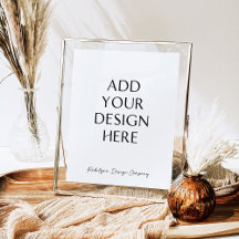 Impressão de Sinal Personalizada 8x10", Carregue o