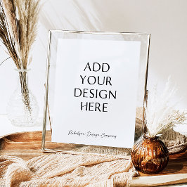 Impressão de Sinal Personalizada 8x10", Carregue o