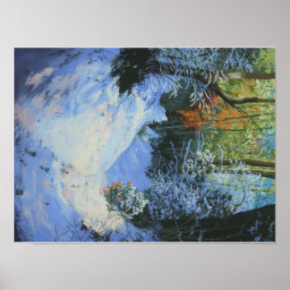 Impressão de Snowy Moorland Path