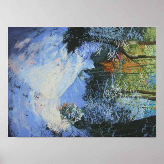 Impressão de Snowy Moorland Path (Frente)