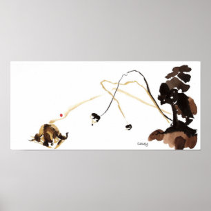 Impressão de sopro da arte das pétalas da árvor
