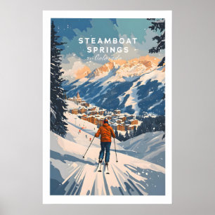 Impressão de Steamboat Springs Colorado 1