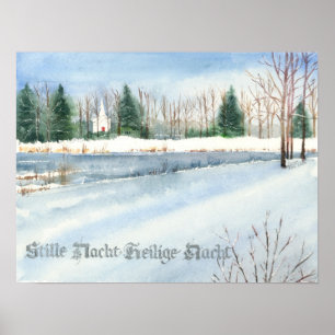 Impressão de Stille Nacht Heilige Nacht