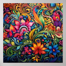 Impressão de tapeçaria de decor boêmico