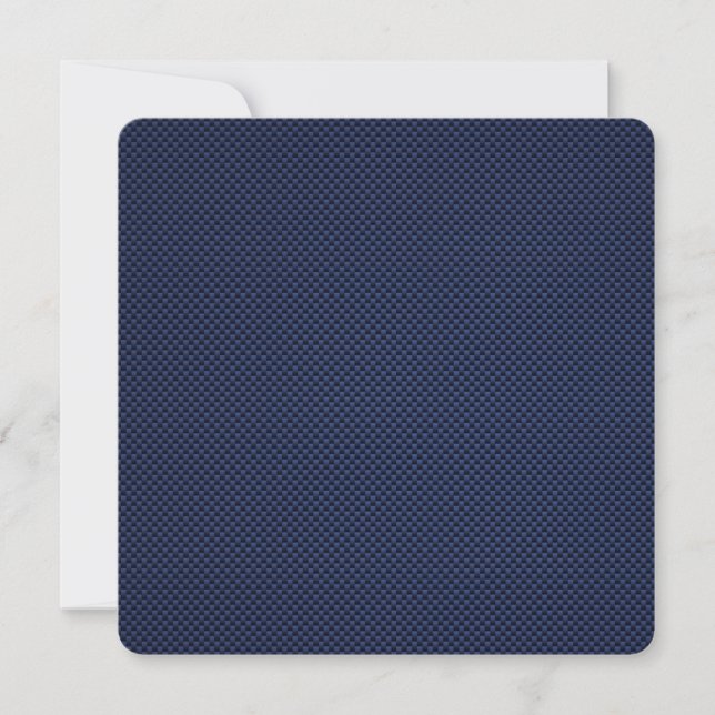 Impressão de tecelagem de fibra de carbono azul-re (Frente)