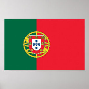 Impressão de Tela com Bandeira de Portugal