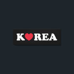 Impressão de Tela Coração de Amor da Coreia<br><div class="desc">Korea Love Heart Globe Trotters se especializa em imagens idiossincráticas de todo o mundo. Aqui você encontrará Cartões de Saudação,  Cartões Postais,  Posters,  Mouséads e muito mais.</div>