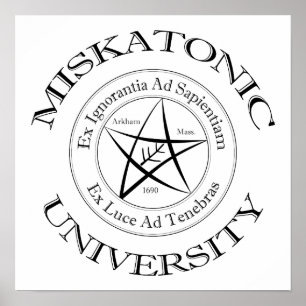 Impressão de tela da Universidade Miskatonic