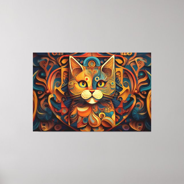 impressão de tela de abstrato (Frente)