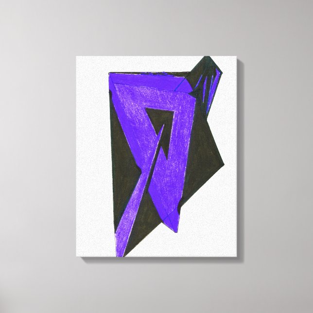 Impressão de Tela de Arte Fina Quadrada 3 Vezes (Frente)