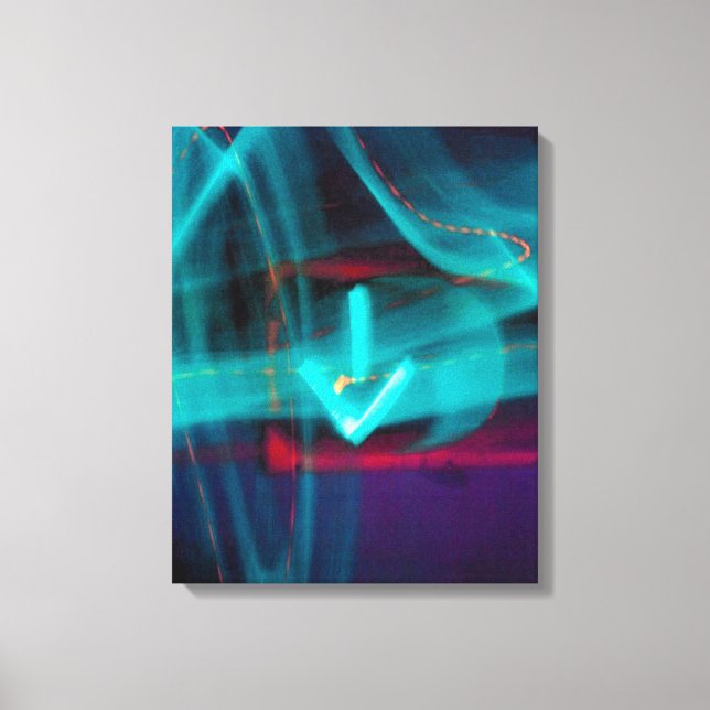 Impressão de Tela de Arte Finas na Seta de Tráfego (Frente)