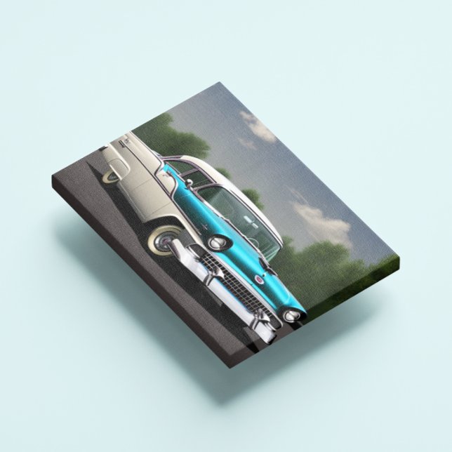 Impressão de tela de carro clássica 1955 (Criador carregado)