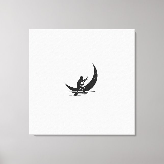 Impressão de tela de desenho "Row Moon" (Frente)