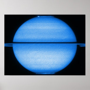Impressão de tela de exibição de luz Saturno
