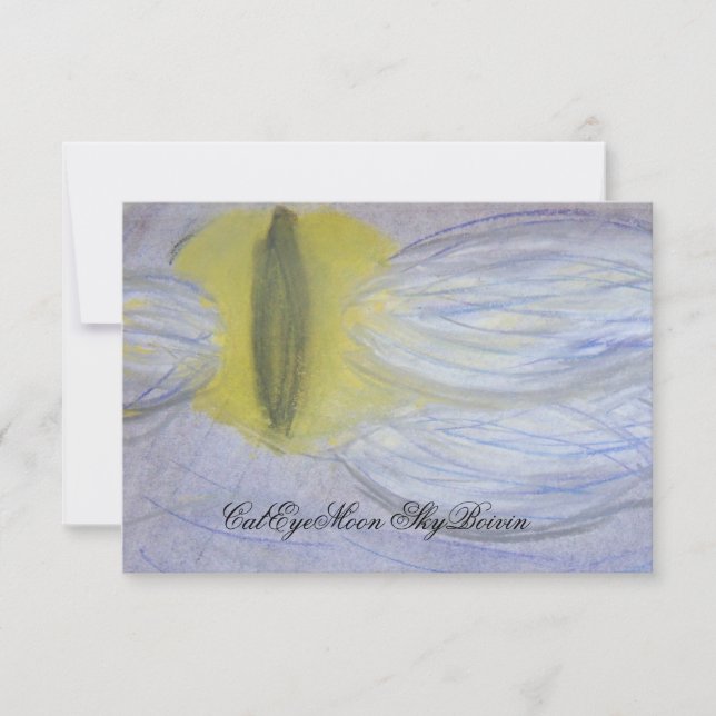 Impressão de Tela de Lua de Gato (Frente)