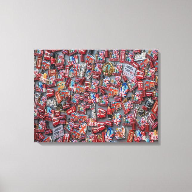 Impressão de tela de magnatas do souvenir londrino (Frente)