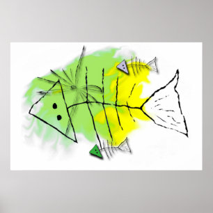 Impressão de Tela de Peixe Primitivo
