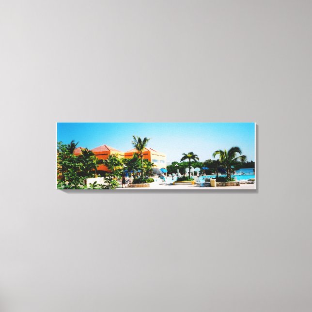 Impressão de tela de Piscina tropical (Frente)