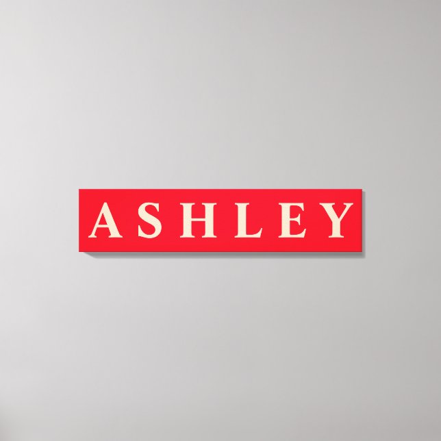 Impressão de tela de primeira/família/Sobrenome (Frente)