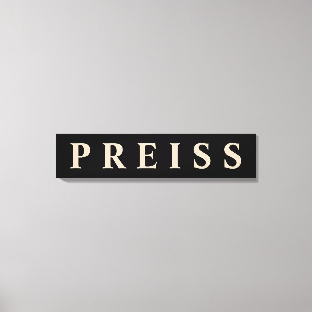 Impressão de tela de primeira/família/Sobrenome (Frente)