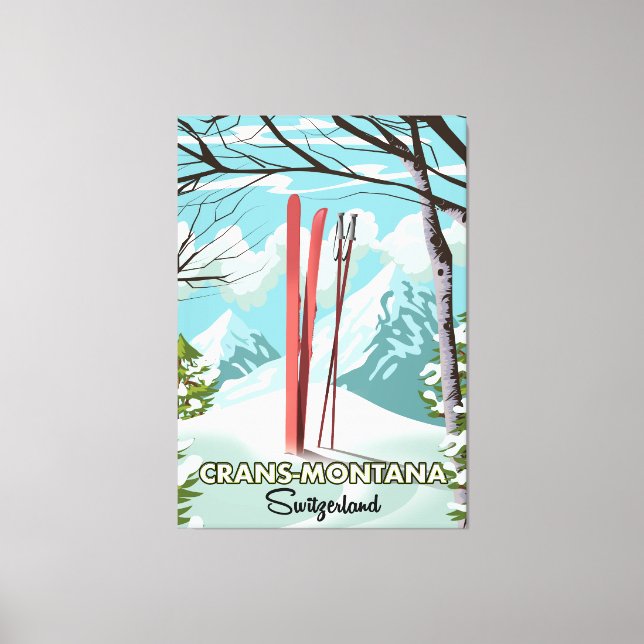 Impressão de tela de Suiça do Stoos (Frente)