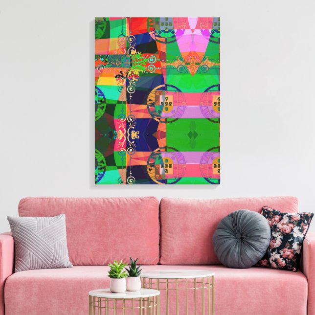 Impressão de tela design portuguesa (Insitu(Sala de estar))