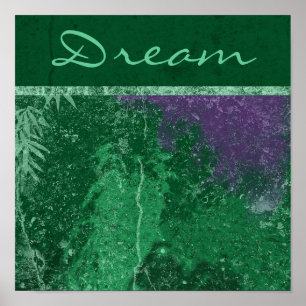 Impressão de Tela "Dream" Verde Tóxica do Avatar