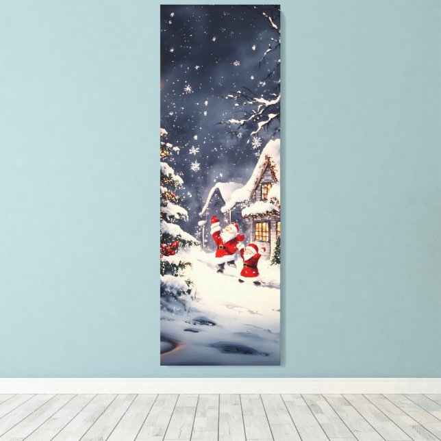 Impressão de tela estendida (Insitu(piso de madeira))