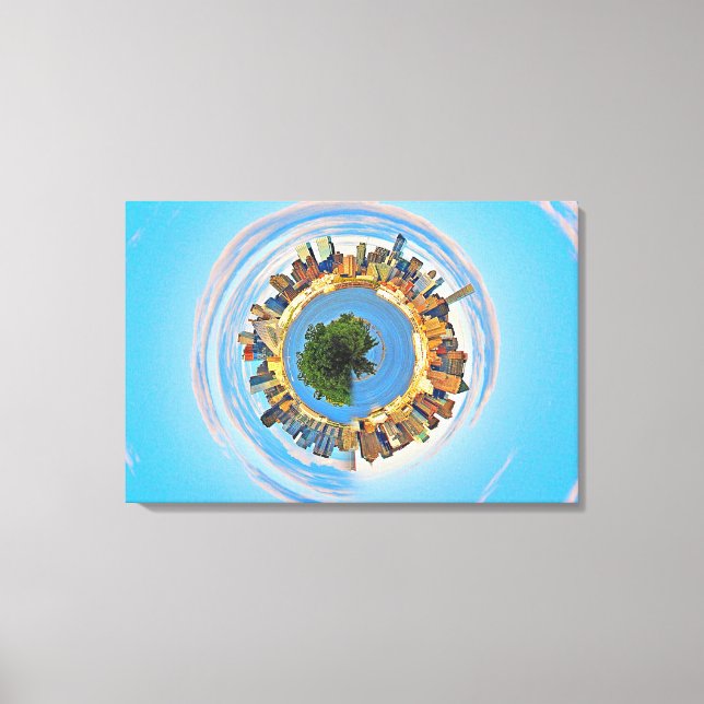 Impressão de tela estendida (Frente)