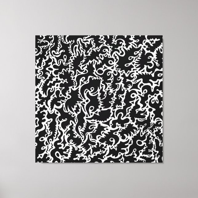 Impressão de tela estendida com diversão de rabisc (Frente)