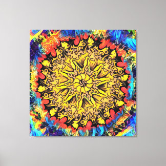 Impressão de tela estendida com terapia colorida