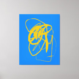 Impressão de tela estendida de dança contemporânea