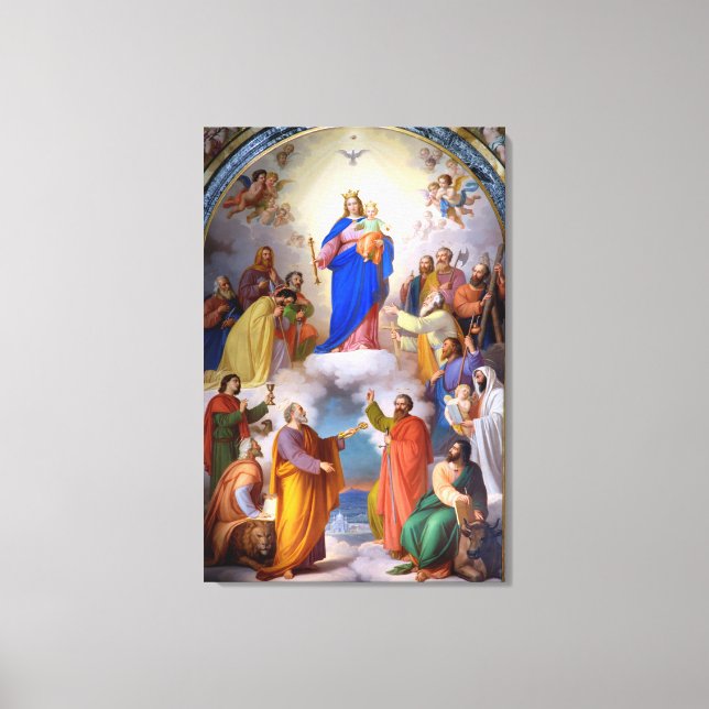 Impressão de tela estendida de pintura antiga 41 (Frente)