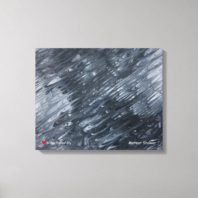 Impressão de tela estendida do coração vermelho do (Frente)