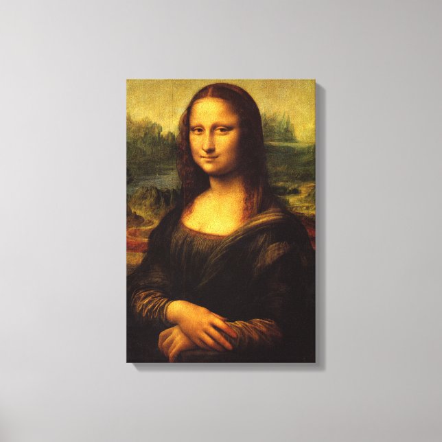Impressão de tela estendida por Mona Lisa (Frente)