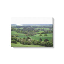 Impressão de tela estendida verde e terrestre agra