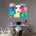 Impressão de tela Floral Beauty World Color 2<br><div class="desc">Obtenha esta linda aquarela Floral Beauty World Color 2 Canvas Print. Presente perfeito!</div>